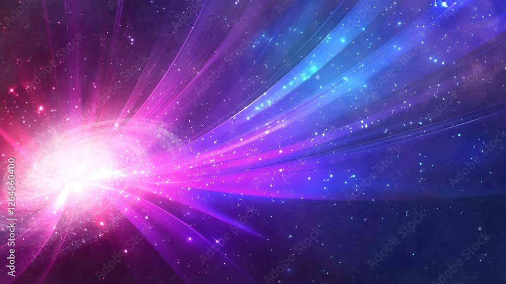 abstract galaxy space on neon color style looping animation background abstract galaxy space on neon color style looping animation background