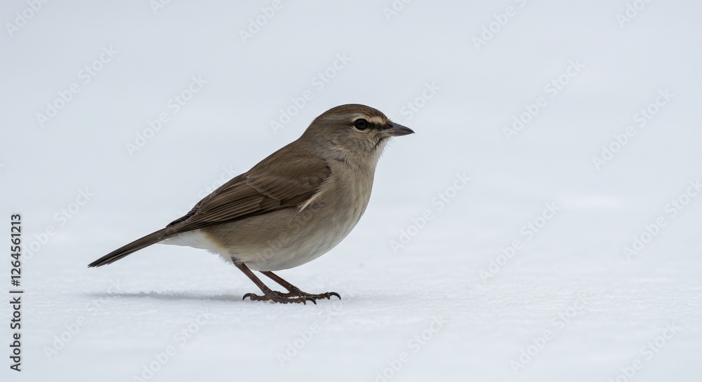 Captivating Winter Bird Photograph of a Sparrow on Snowy Ground, Perfect for Nature Enthusiasts and Wildlife Documentation. Captivating Winter Bird Photograph of a Sparrow on Snowy Ground, Perfect for Nature Enthusiasts and Wildlife Documentation.