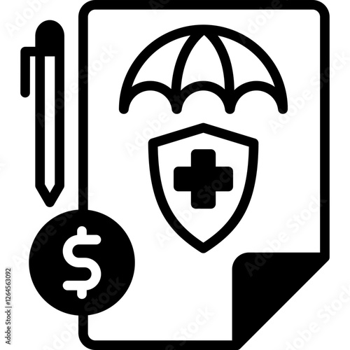 Insurance Policy mixed icon
