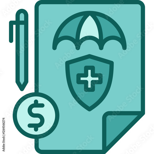 Insurance Policy solid icon