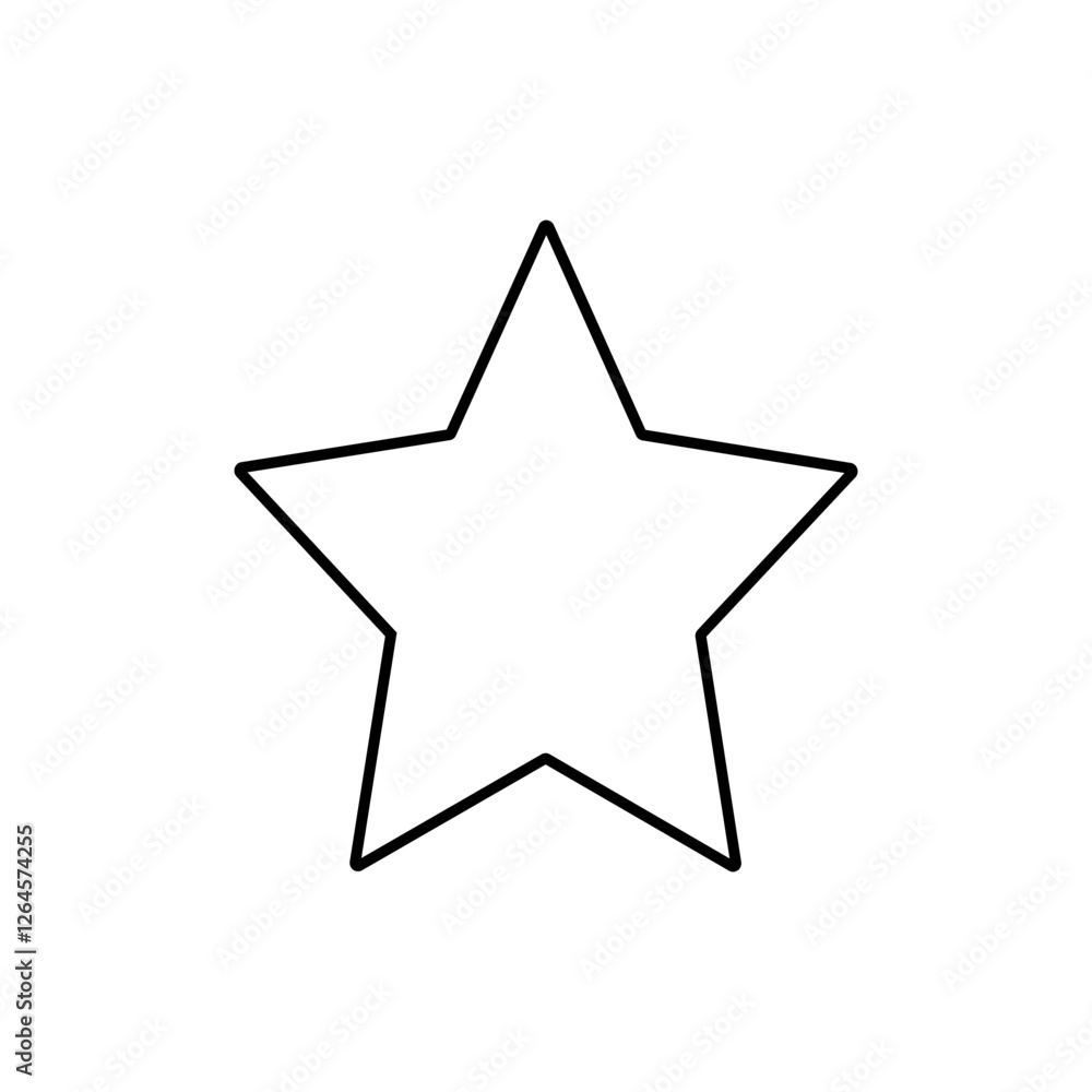Star icons silhouette icon design template Star icons silhouette icon design template