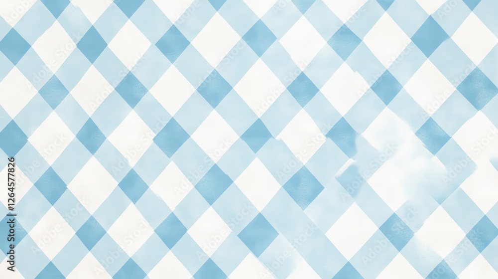 Seamless diagonal diamond Oktoberfest pattern in light blue and white Seamless diagonal diamond Oktoberfest pattern in light blue and white