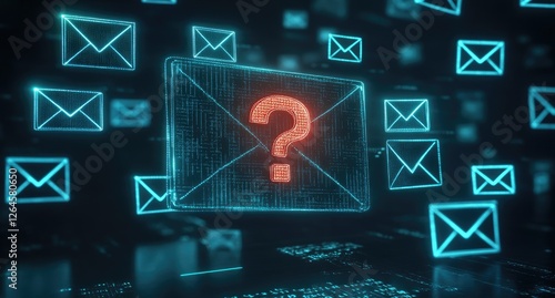 Email Question Mark Digital Network