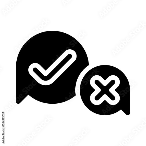 honesty glyph icon