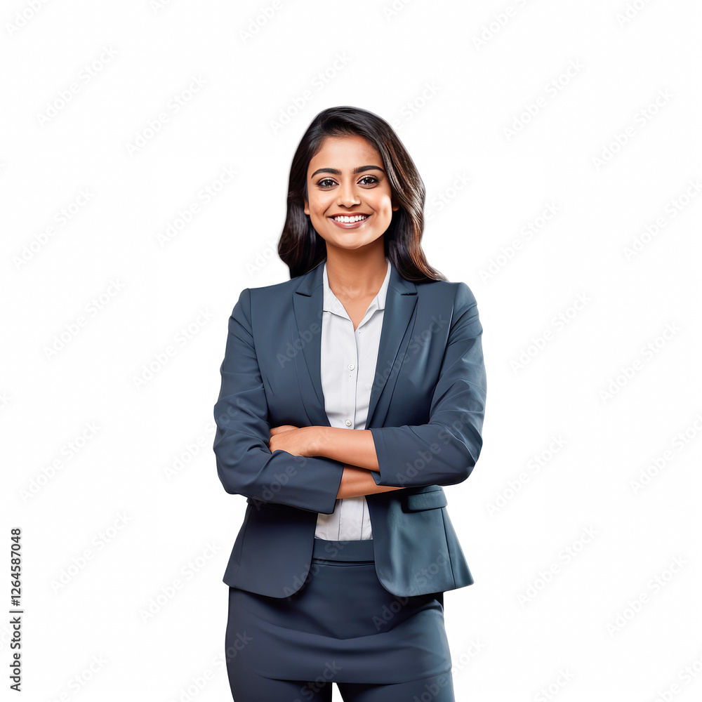 young businesswoman standing confidently young businesswoman standing confidently