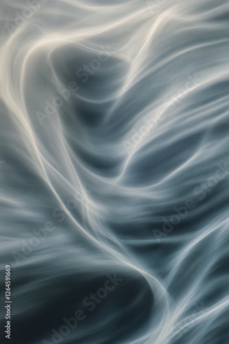 Wallpaper Mural Abstract light trails captured in motion, soft waves and flowing patterns, perfect for backgrounds and wallpapers in design projects. Torontodigital.ca