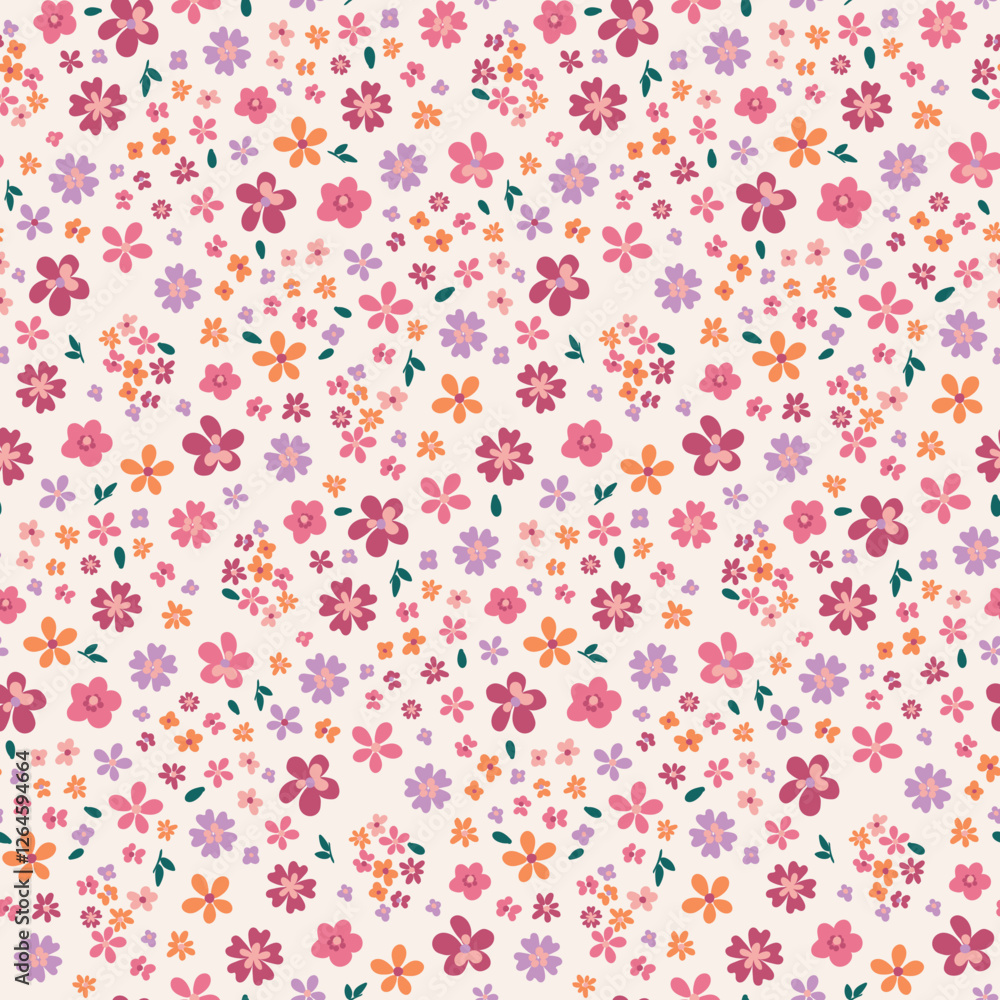 small flower seamless pattern on background small flower seamless pattern on background