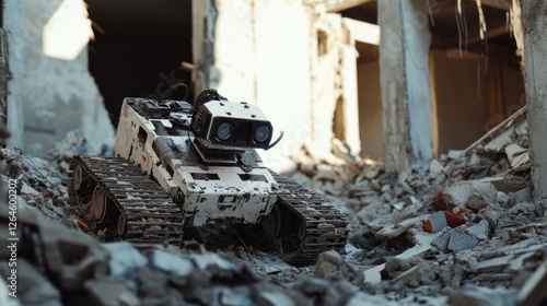 Robot in the rubble: AI explores disaster zone