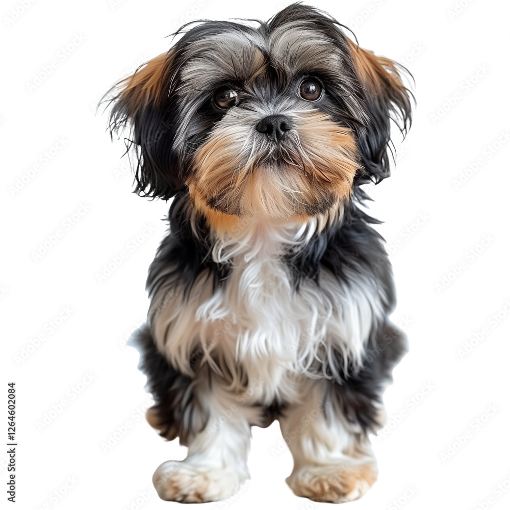 Puppy isolated on transparent background. PNG. Generated AI Puppy isolated on transparent background. PNG. Generated AI