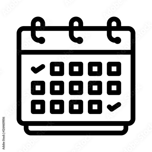 calendar line icon