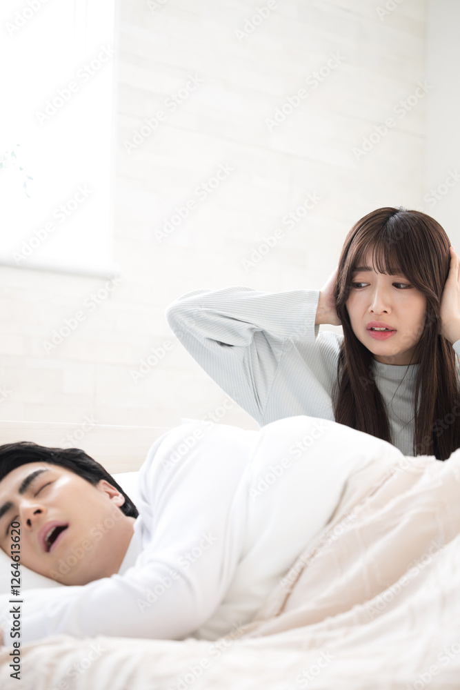 Women who could not sleep because their husbands or partners snored too loudly Women who could not sleep because their husbands or partners snored too loudly
