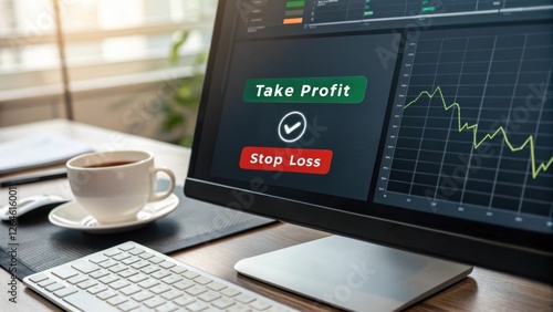 A computer screen displaying trading options for 