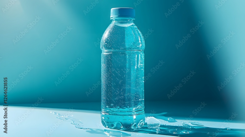 Sugar free sports drink in a clear bottle, designed for athletes looking for hydration without the added sugars during their workout Sugar free sports drink in a clear bottle, designed for athletes looking for hydration without the added sugars during their workout