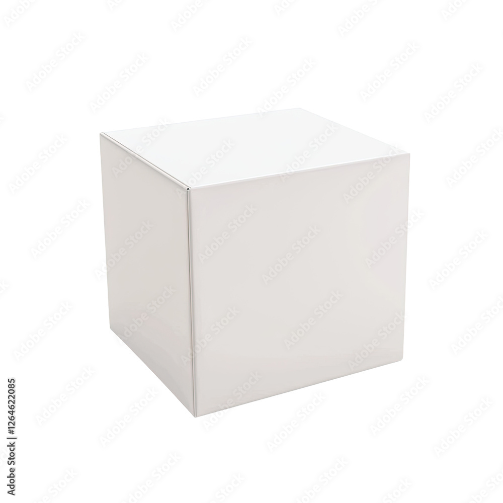 Minimalist White Cube Display for Product Presentation in Modern Retail and Photography Settings Minimalist White Cube Display for Product Presentation in Modern Retail and Photography Settings