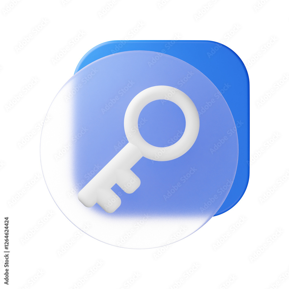 3d key icon 3d key icon