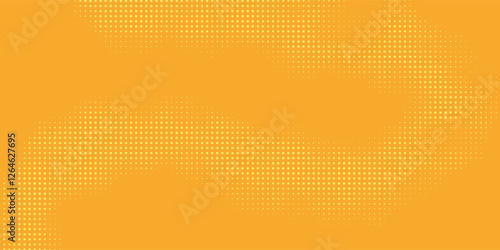 Wallpaper Mural Yellow orange halftone pattern. Retro comic gradient background. Square pixilated dot cartoon texture. Pop art faded gradient pattern Torontodigital.ca