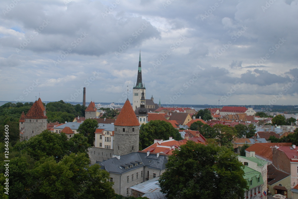 Fototapeta premium old town of Tallinn Estonia