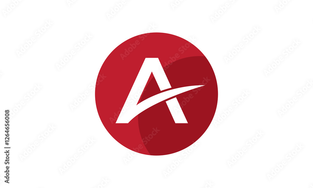 A stylized A stylized