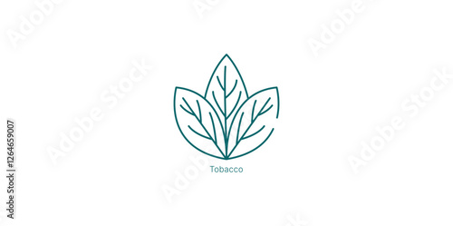 Warm Tobacco Earthy Aromatic Essence Vector Icon