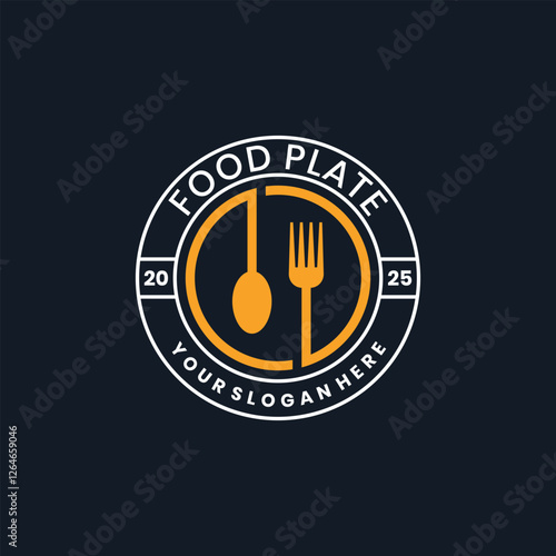 Food logo icon vector design for restaurant