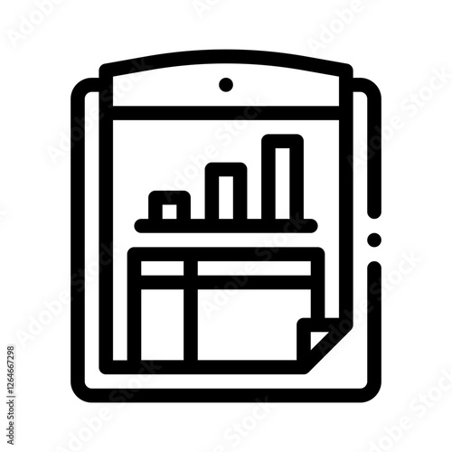expense tracker line icon