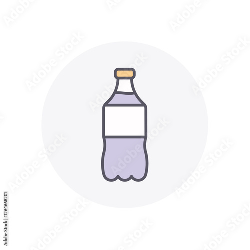 Cola vector icon stock ilustration