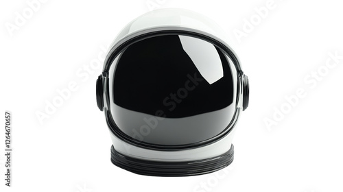 Exploring space astronaut helmet display museum exhibit science art indoor environment front view exploration inspiration