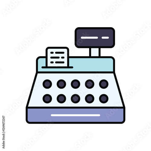 Cash Register vector icon