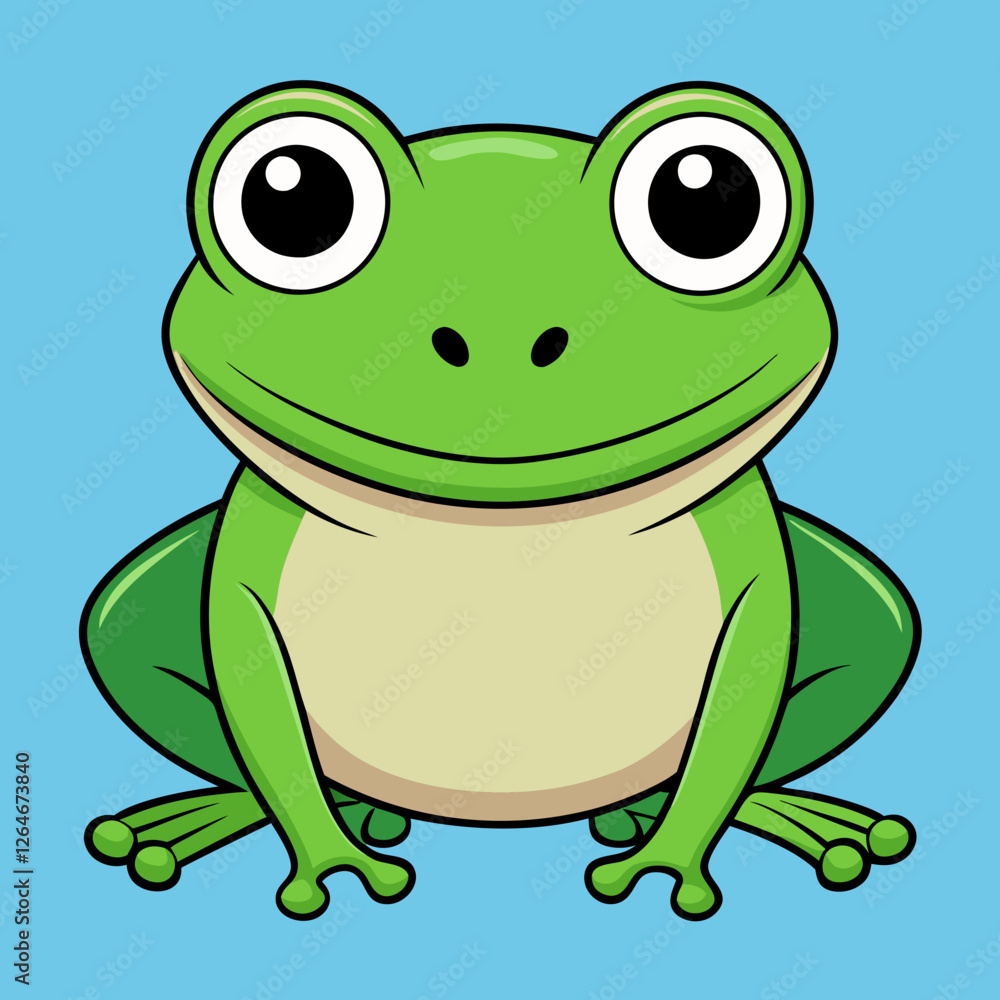 green frog cartoon green frog cartoon