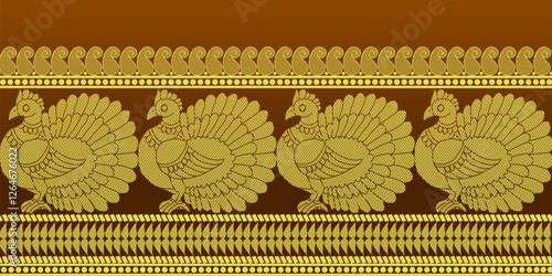 beautiful graphic saree design and this sari design is in Indian style which is for textile fashion industry and it can be used as wallpaper backdrop and website bg this style is originated in india
