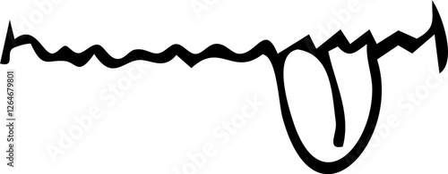 Pet mouth comic cute line doodle drawing. Set lips, noses and whiskers animal characters. Funny heart nose, hand drawn faces. 