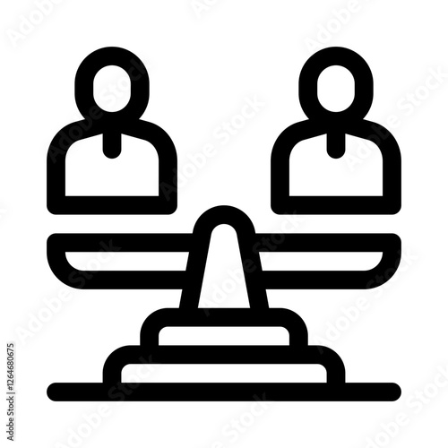 ethical practices line icon