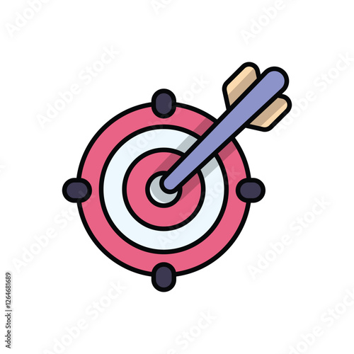 Target Market vector icon