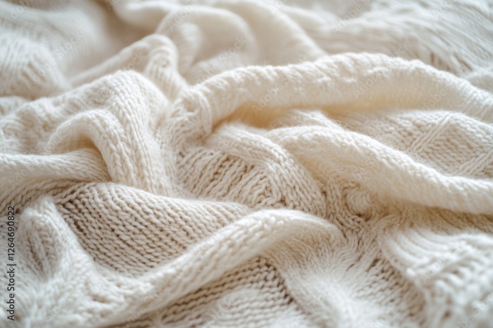 White Blanket on Bed White Blanket on Bed