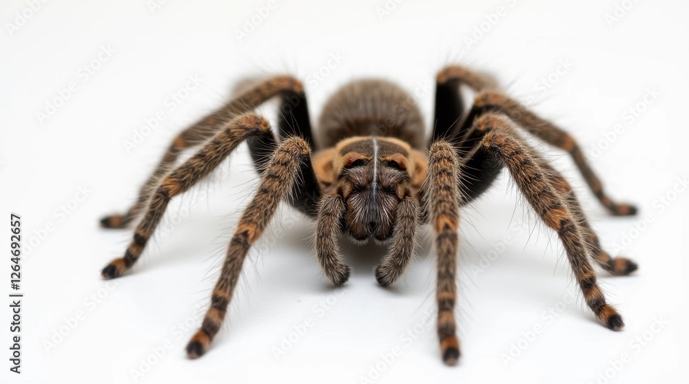 Tarantula Spider Close-Up on White Background Tarantula Spider Close-Up on White Background