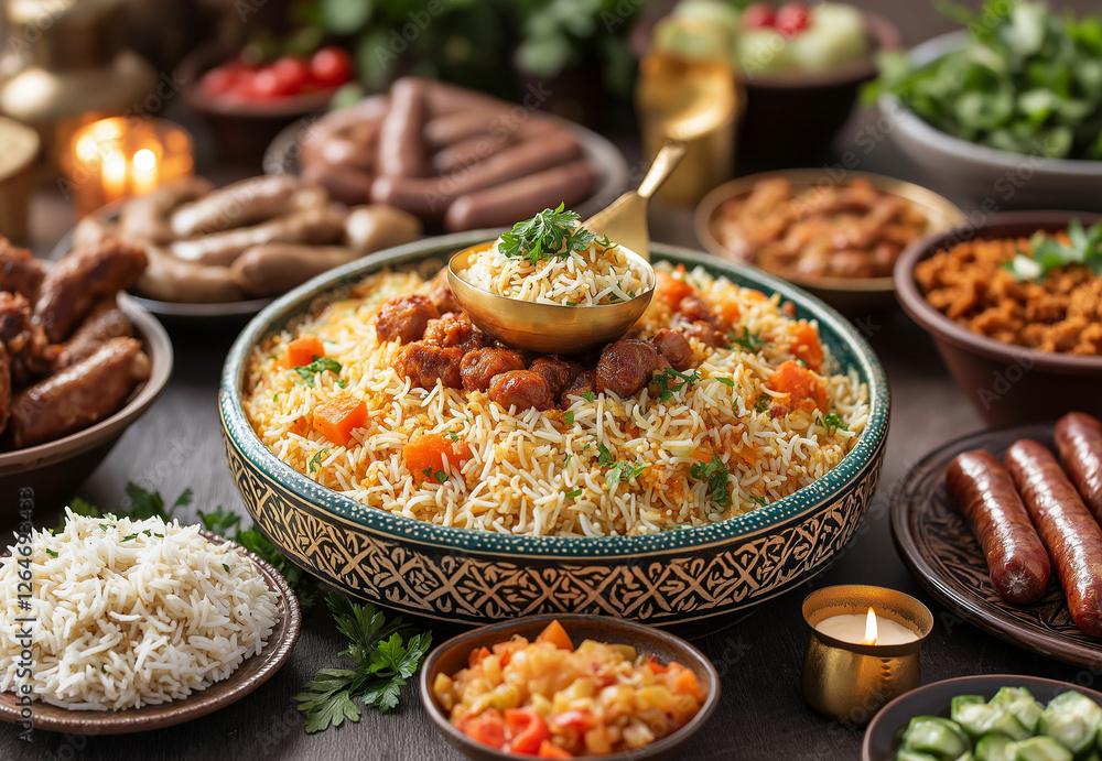 Eastern traditional lunch. It's also Ramadan Eastern traditional lunch. It's also Ramadan