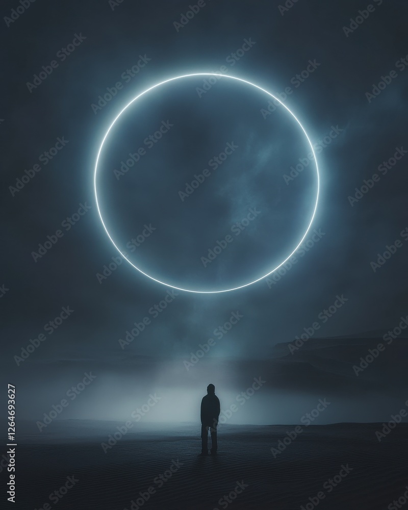 Outdoors Giant Floating Mysterious Halo Circular Band of Pulsing Light Outdoors Giant Floating Mysterious Halo Circular Band of Pulsing Light