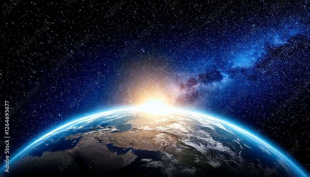 Fototapeta premium planet earth in space