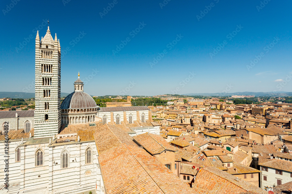 Obraz premium Siena, Italy. Dome (Cathedral) view