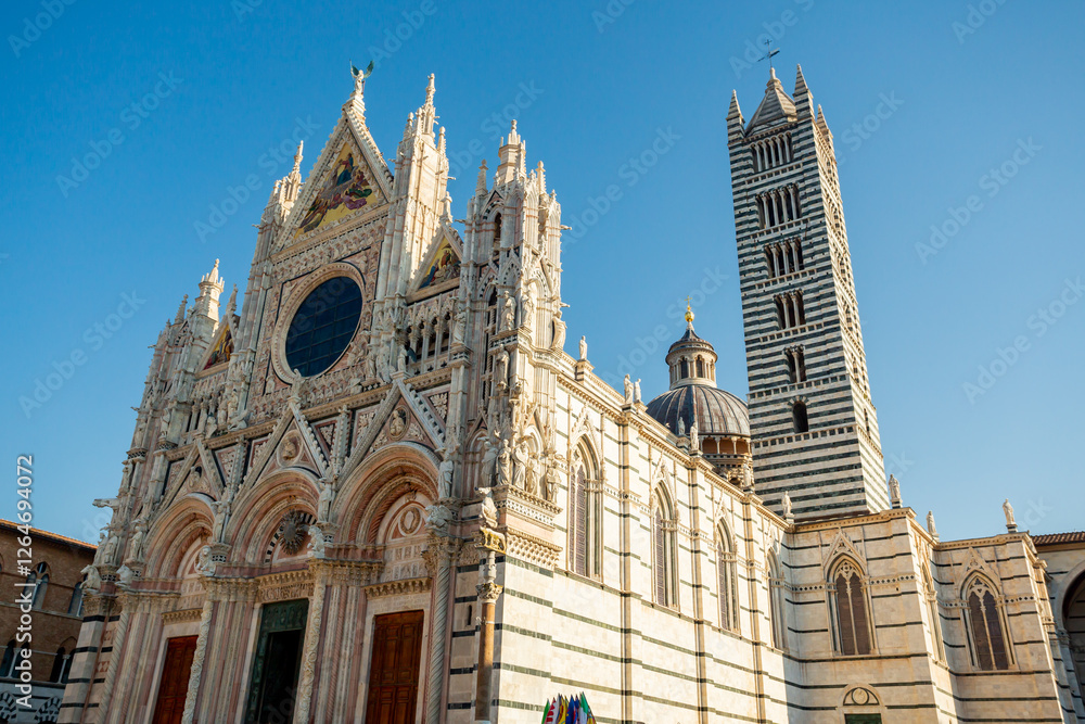 Obraz premium Siena, Italy. Dome (Cathedral) view