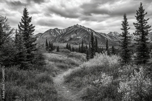 Wallpaper Mural Denali Mountain: Majestic Mount McKinley in Alaskan National Park Torontodigital.ca