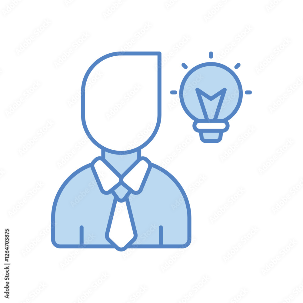 Entrepreneur vector icon