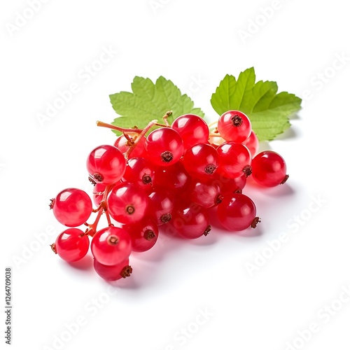 Currant fruit on white background