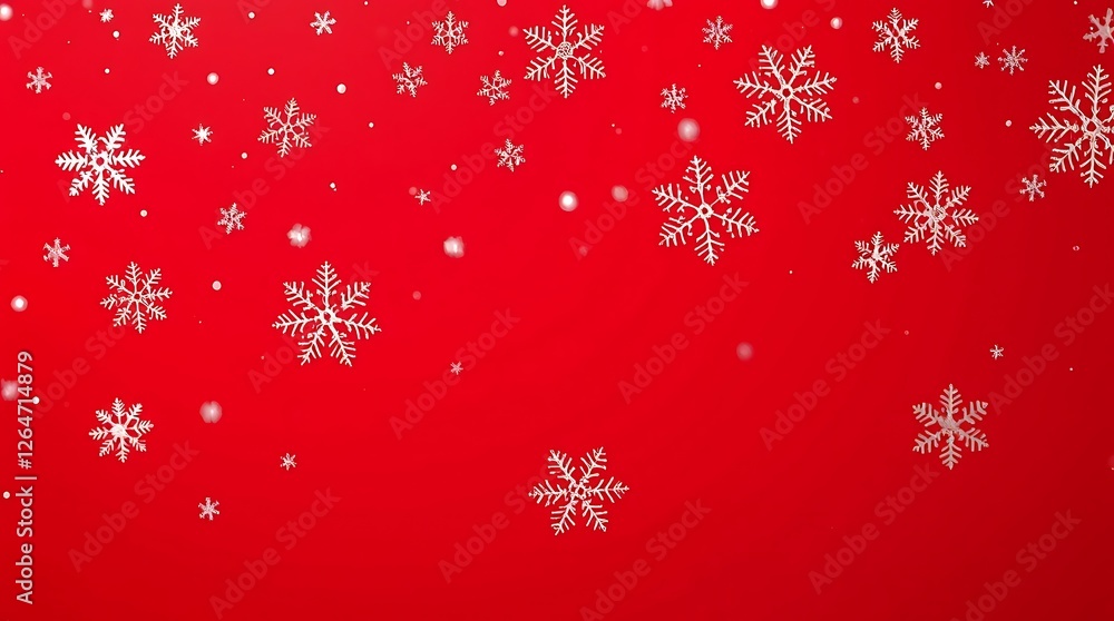 red christmas background with white snowflake red christmas background with white snowflake