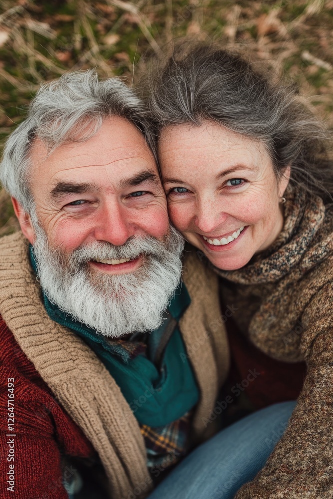 Couple Smiling For Camera Couple Smiling For Camera