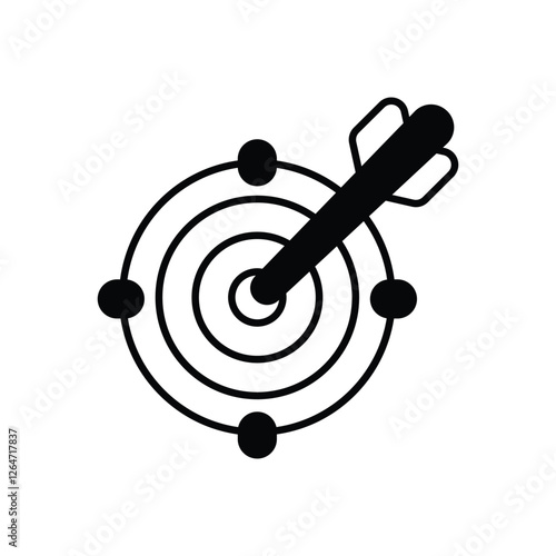 Target Market vector icon
