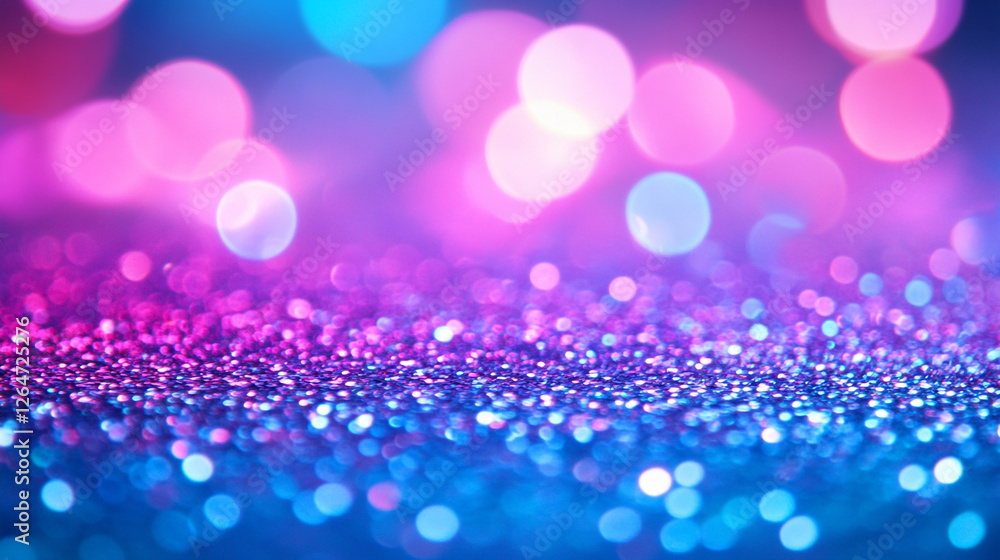 Shimmering bokeh lights create a magical atmosphere for a vibrant celebration at dusk Shimmering bokeh lights create a magical atmosphere for a vibrant celebration at dusk