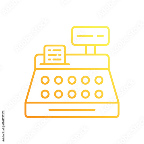 Cash Register vector icon