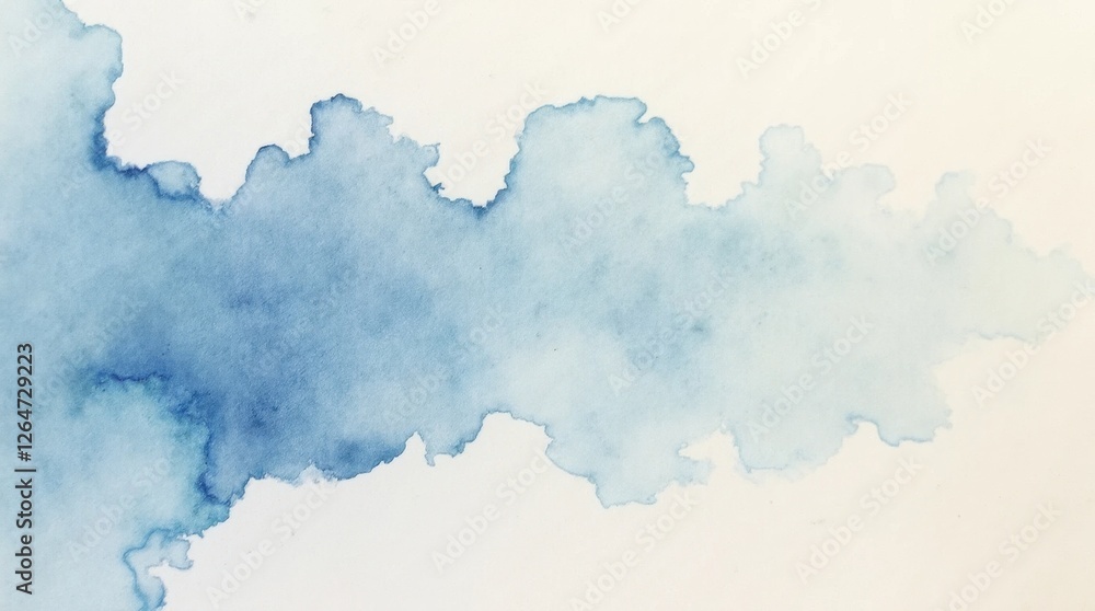 Obraz premium Abstract Watercolor Splashes on Textured Paper