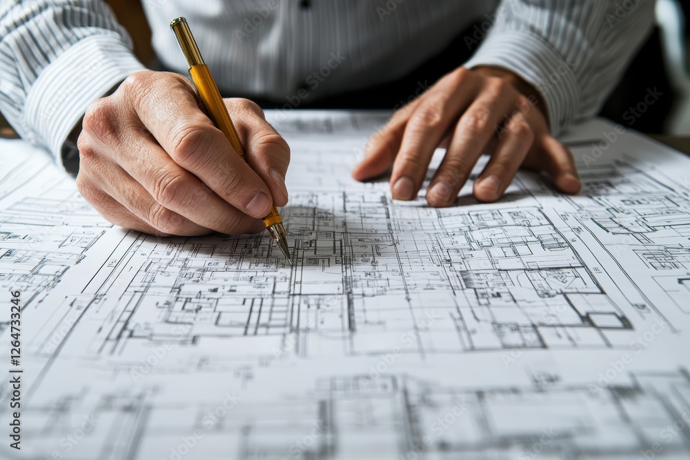 Architectural design process office sketching indoor close-up creative workflow Architectural design process office sketching indoor close-up creative workflow